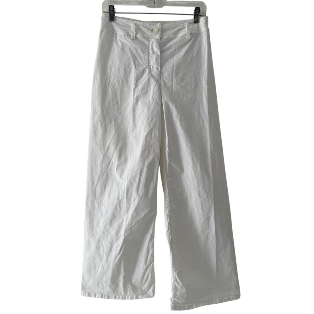 Nili Lotan Shon Pants Size 2 White Stone Issue 2609988 LN Excellent Condition